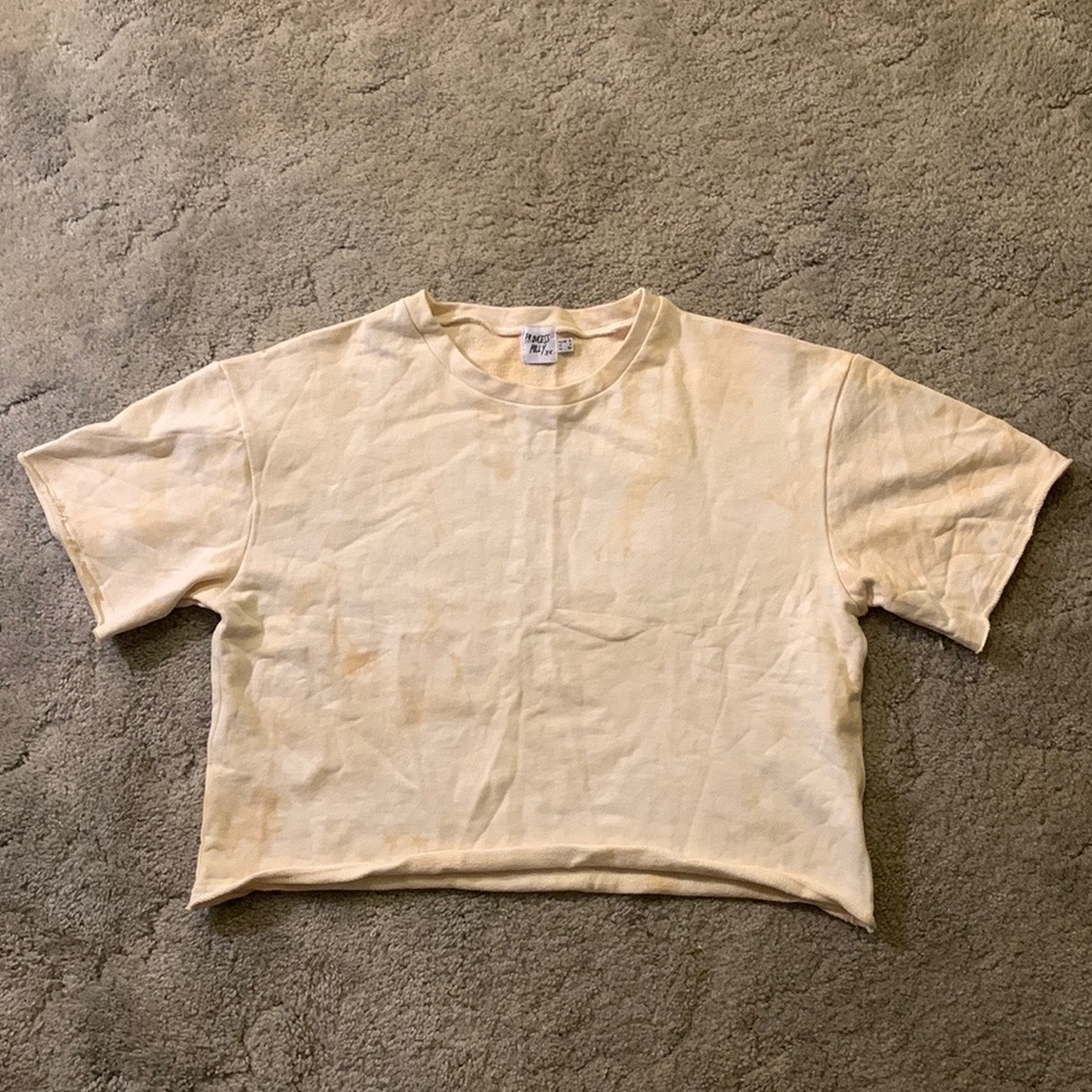 Princess Polly Oversized Cropped Tie Dye Sweatshirt Shirt